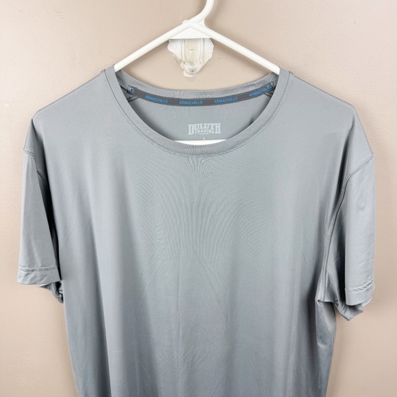 Duluth Trading Co Gray Men's Armachillo Crew Undershirt Size Large Work - Picture 3 of 7